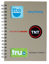 spiral journal with die cut recycled board cover over full-color top sheet